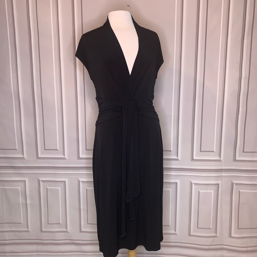 Max and Cleo deep v neck cocktail dress. Size XL